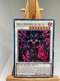 Draco Berserker Of The Tenyi - Rare 1st Edition VASM-EN026 - NM - YuGiOh - Image 1