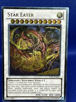 Yugioh! Star Eater JOTL-EN047 Ultimate Rare Unlimited NM - Image 3