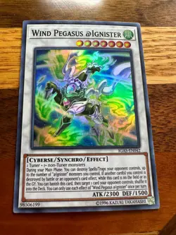 Wind Pegasus @Ignister IGAS-EN042 Unlimited Edition Super Rare VLP + BONUS - Image 1