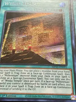 3x Wedju Temple + 3x Millennium Ankh | NM | Starlight Rares | 1st Ed | YuGiOh! - Image 2