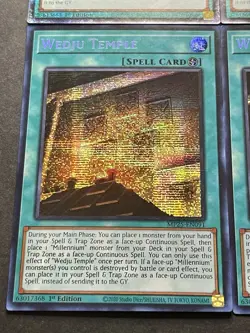 3x Wedju Temple + 3x Millennium Ankh | NM | Starlight Rares | 1st Ed | YuGiOh! - Image 3