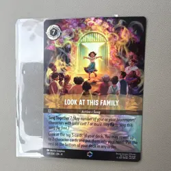 Disney Lorcana Look At This Family - Ursula's Return 207/204 [Enchanted] - Image 1