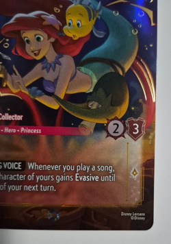 Disney Lorcana Fabled Enchanted Ariel Adventurous Collector English Rare - Image 4