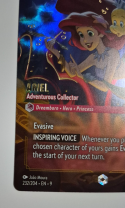 Disney Lorcana Fabled Enchanted Ariel Adventurous Collector English Rare - Image 5