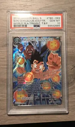 Dragon Ball Super Card Game Son Goku & Uub Scr Psa 10 GEM Mint - Image 1