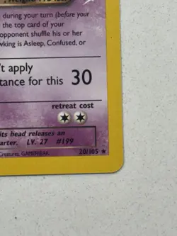 Dark Slowking 20/105 Neo Destiny Unlimited Edition Regular Card - Image 4
