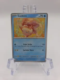 2023 Pokemon TCG Goldeen 118 Scarlet & Violet 151 MEW Reverse Holo Card NM+ - Image 1