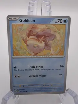 2023 Pokemon TCG Goldeen 118 Scarlet & Violet 151 MEW Reverse Holo Card NM+ - Image 2