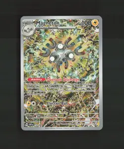 Magneton SVP 159 Scarlet & Violet Full Art Black Star Promo Pokemon Card LP+ - Image 1