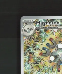 Magneton SVP 159 Scarlet & Violet Full Art Black Star Promo Pokemon Card LP+ - Image 3