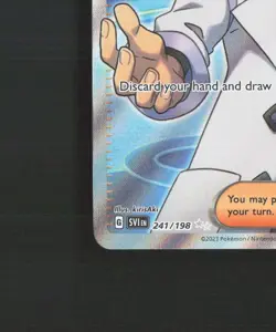 Professor's Research 241/198 Scarlet & Violet FA Ultra Rare Pokemon Card LP+ - Image 5