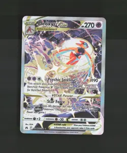 Deoxys VSTAR GG46/GG70 Crown Zenith Full Art Ultra Rare Holo Pokemon Card NM - Image 1