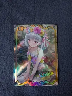 WAIFU Goddess Story UR Rare Card. Anime Girls NS-2M14UR-02 CHASE CARD Kama - Image 1
