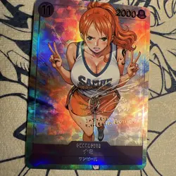 ONE PIECE Nami Sexy Goddess Waifu Anime Doujin Card Signature Card - Image 2