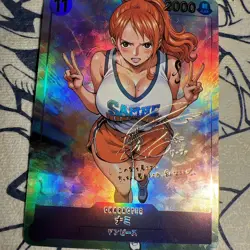 ONE PIECE Nami Sexy Goddess Waifu Anime Doujin Card Signature Card - Image 3
