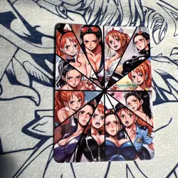 ONE PIECE Nami Sexy Goddess Waifu Anime Doujin Card Signature Card - Image 4