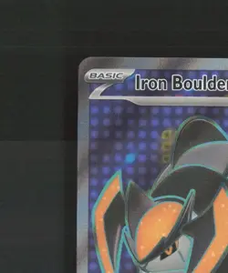 Iron Boulder ex 192/162 Temporal Forces Full Art Ultra Rare Holo Pokemon Card NM - Image 3