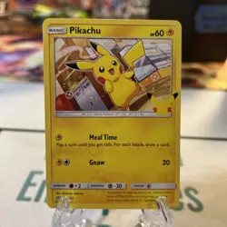 2021 Pokemon McDonald's Pikachu Non Holo Card Nintendo - Image 1