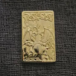 1999 Pokemon Special edition 23k gold plated trading card CHARIZARD - BK Promo - Image 1