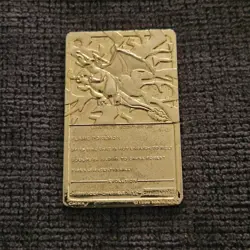 1999 Pokemon Special edition 23k gold plated trading card CHARIZARD - BK Promo - Image 2
