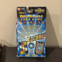 DIGIMON DIGI-BATTLE STARTER SET CARD DECK 1st EDITION - Vintage - Image 2