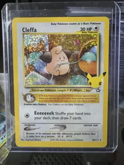 Cleffa Celebrations Classic Collection Holo Card 20/111 Mint Condition - Image 1