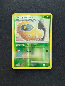 NM Pokemon Burmy Reverse Holo Card 57/99 Arceus - Image 1