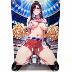 Final Fantasy Tifa Lockhart Sexy Anime Waifu Girl Lewd Goddess Story Art Card - Image 2