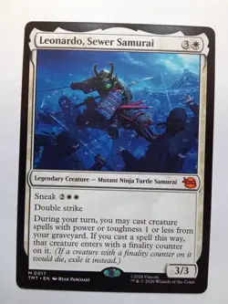 Leonardo, Sewer Samurai 17 Teenage Mutant Ninja Turtles MTG - Image 1