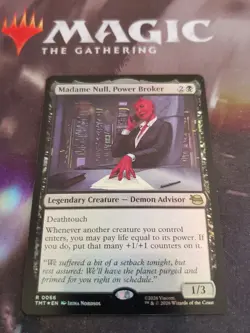 Mtg. Madame Null, Power Broker. Foil. Teenage Mutant Ninja Turtles. Pack Fresh - Image 1