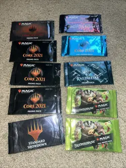 10x Magic The Gathering Promo Packs As Seen In Pictures - Image 1