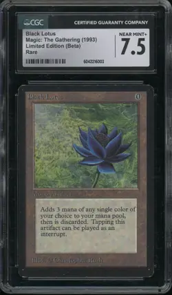 CGC 7.5 Beta - Black Lotus - MTG Magic the Gathering - Image 1