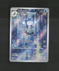 Poliwhirl 176/165 Scarlet & Violet 151 Full Art Ultra Rare Holo Pokemon Card LP+ - Image 1