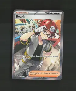Roark 242/182 Paradox Rift Full Art Ultra Rare Holo Pokemon Card NM - Image 1