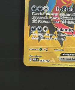 Roaring Moon ex 262/182 Paradox Rift FA Gold Secret Rare Holo Pokemon Card NM - Image 5