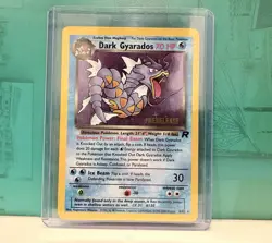 2000 Pokemon TCG Dark Gyarados 8/82 Prerelease Team Rocket Vintage WotC - Image 1