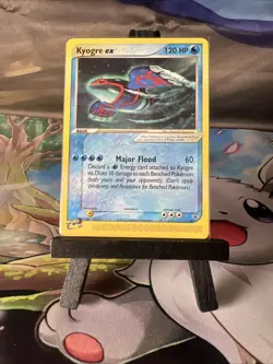 Kyogre EX - 001 - Pokemon Wizards Black Star Promo Card Non-Foil LP - Image 1