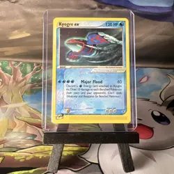 Kyogre EX - 001 - Pokemon Wizards Black Star Promo Card Non-Foil LP - Image 3