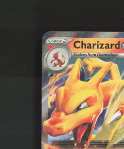 Charizard ex SVP 161 Scarlet & Violet Black Star Promo Holo Pokemon Card DMG - Image 3