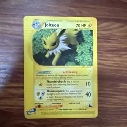Pokemon TCG Jolteon 13/144 Skyridge Rare Regular 70HP Stage 1 English - Image 1