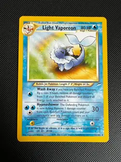 Light Vaporeon 52/105 Pokemon Neo Destiny English Uncommon - Image 3
