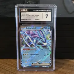 Pokemon Suicune ex 010/034 Trading Card Game Classic Holo CGC 9 2023 - Image 1