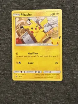 Pokemon TCG Pikachu 25/25 Regular 25th Anniversary McDonald’s Promo NM - Image 1