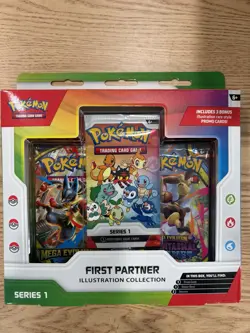 Pokemon Mega Evolution First Partner Illustration Collection Box - Image 1