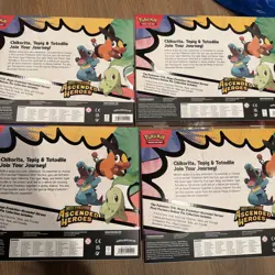 Pokemon Ascended Heroes First Partners ME2.5 Deluxe Pin Collection Case of 4 - Image 2