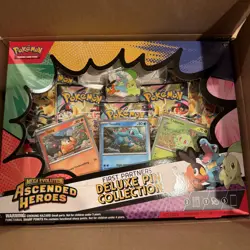 Pokemon Ascended Heroes First Partners ME2.5 Deluxe Pin Collection Case of 4 - Image 3