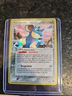 Nidoqueen Reverse Holo Card 7/101 Dragon Frontiers Stamped MP/LP - Image 1