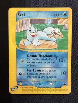 Pokemon - Seel - NM Common Skyridge 095/144 - Image 1