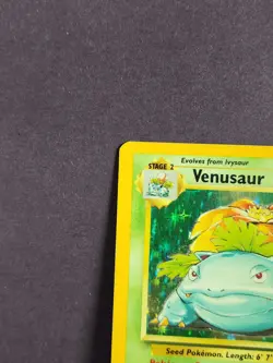 1999 Pokemon TCG Base Set Unlimited Venusaur Holo Rare 15/102 MP - Fast Ship - Image 5