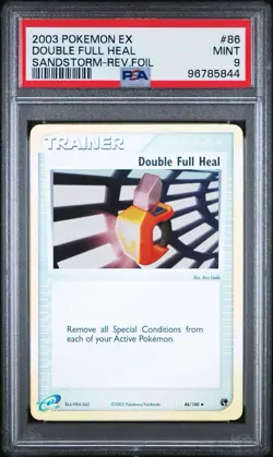 Pokemon EX Sandstorm #86 Double Full Heal Reverse Foil PSA 9 MINT Trusted Seller - Image 1